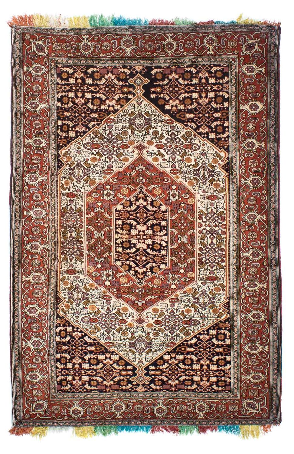 Dywan perski - Klasyczny - 197 x 132 cm - wielokolorowy