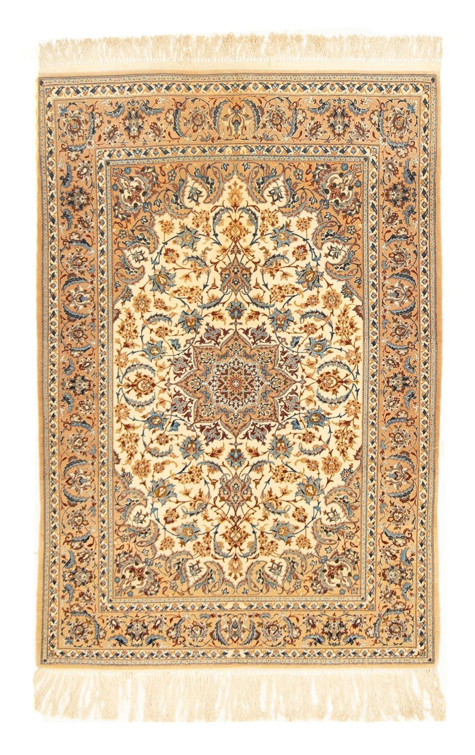 Dywan perski - Isfahan - Premium - 160 x 110 cm - beżowy