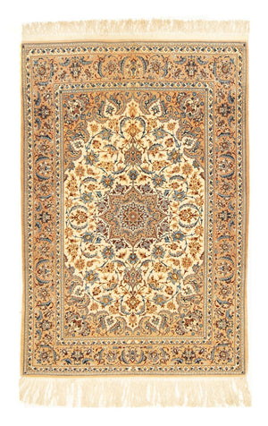 Dywan perski - Isfahan - Premium - 160 x 110 cm - beżowy
