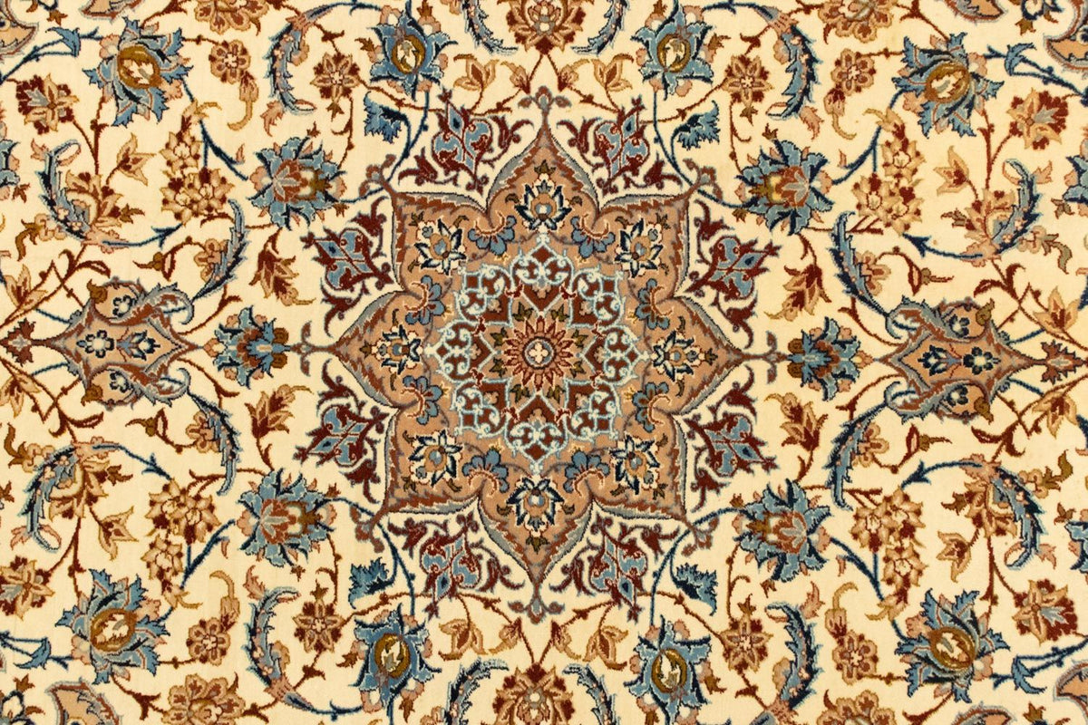 Dywan perski - Isfahan - Premium - 160 x 110 cm - beżowy