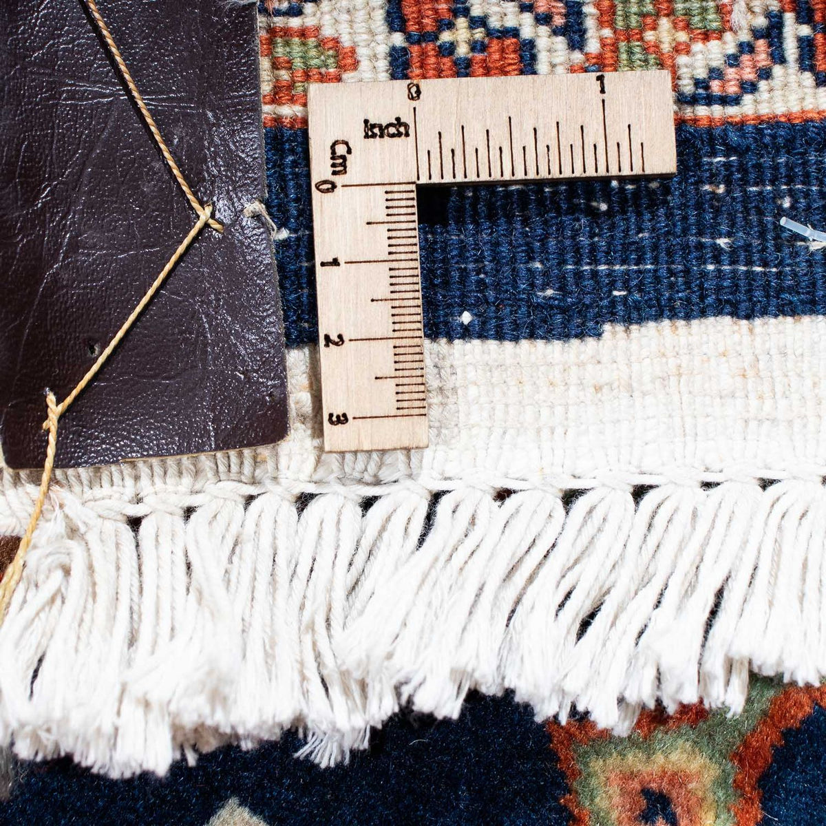 Dywan Gabbeh - Kashkuli perski kwadratowy  - 205 x 200 cm - ciemnoniebieski