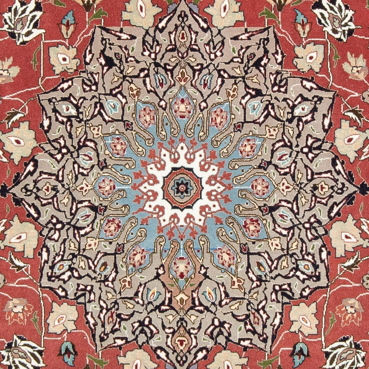 Dywan perski - Tabriz - Królewski - 310 x 205 cm - rdza