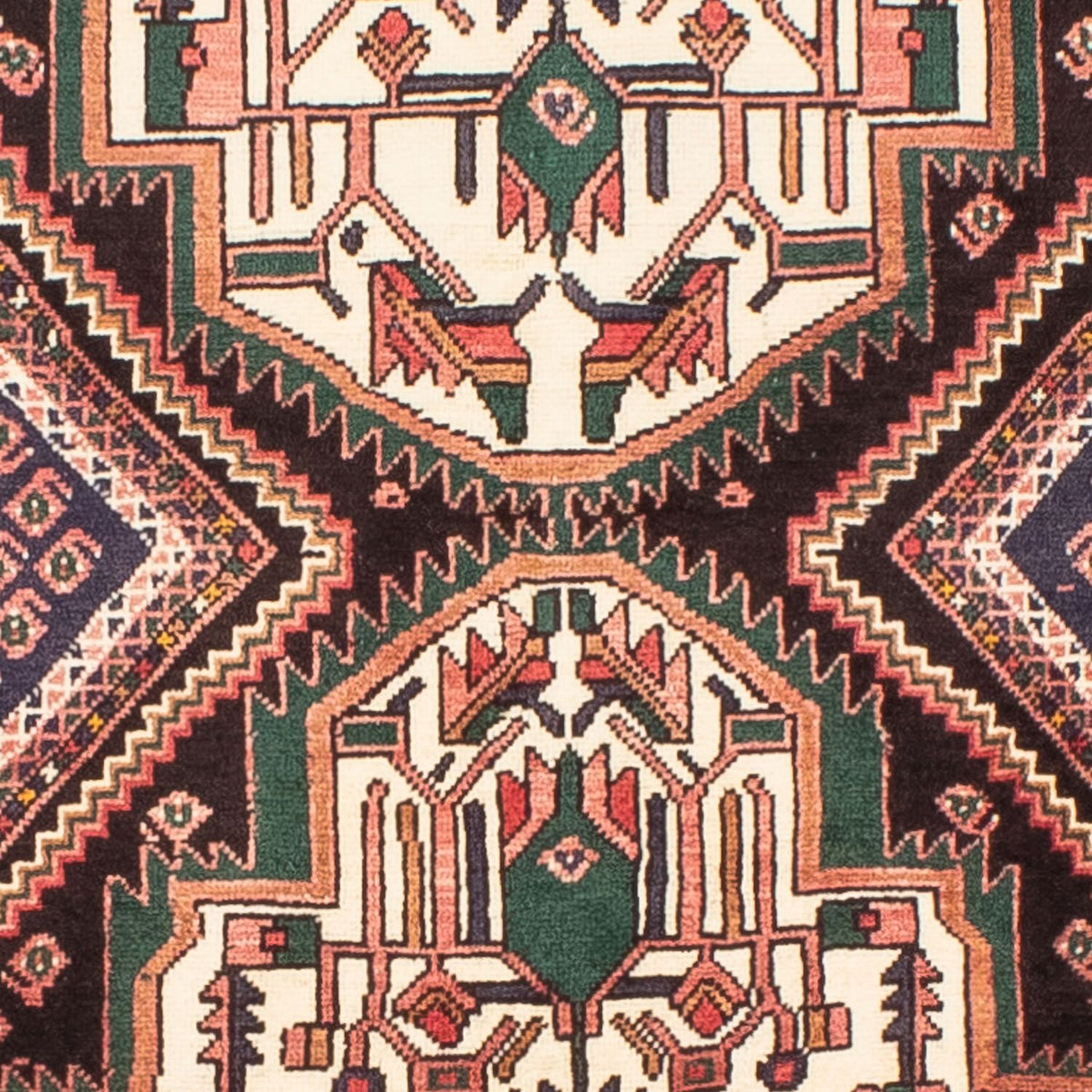 Perski dywan - Nomadyczny - 199 x 133 cm - jasna czerwień