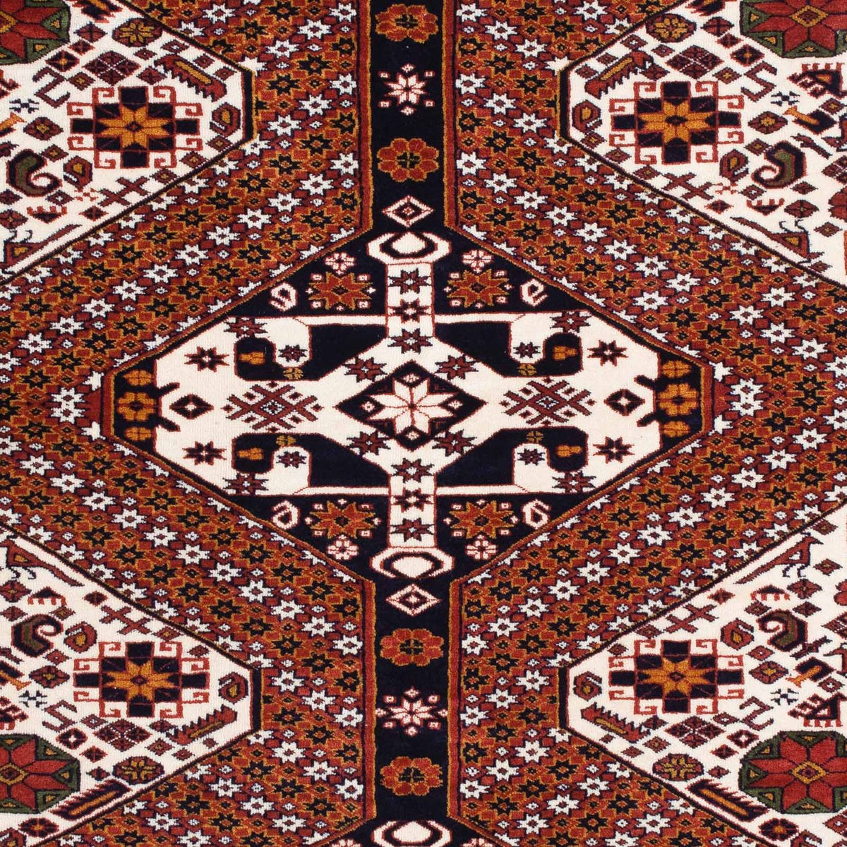 Dywan perski - Klasyczny - 169 x 132 cm - brązowy