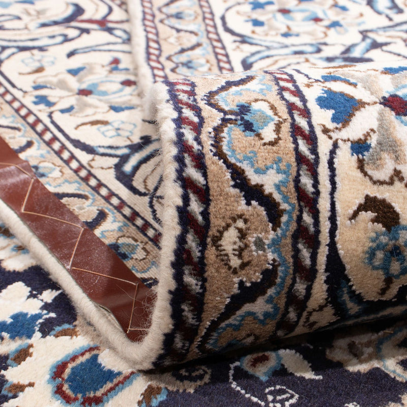 Dywan perski - Nain - 350 x 243 cm - ciemnoniebieski