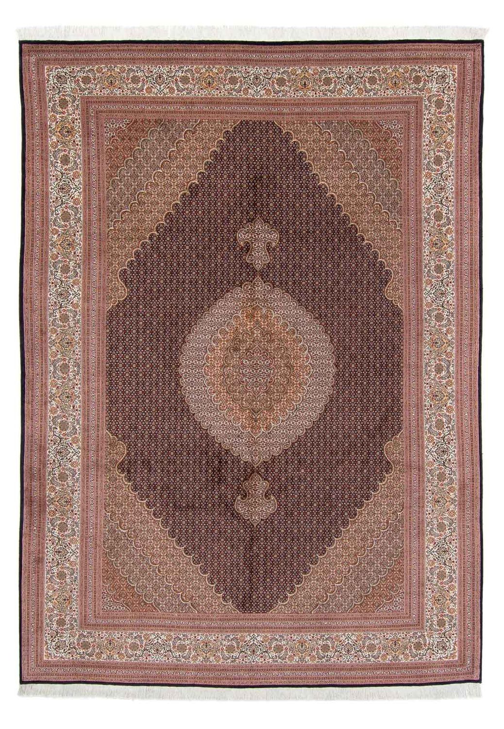 Dywan perski - Tabriz - 350 x 250 cm - jasnobrązowy