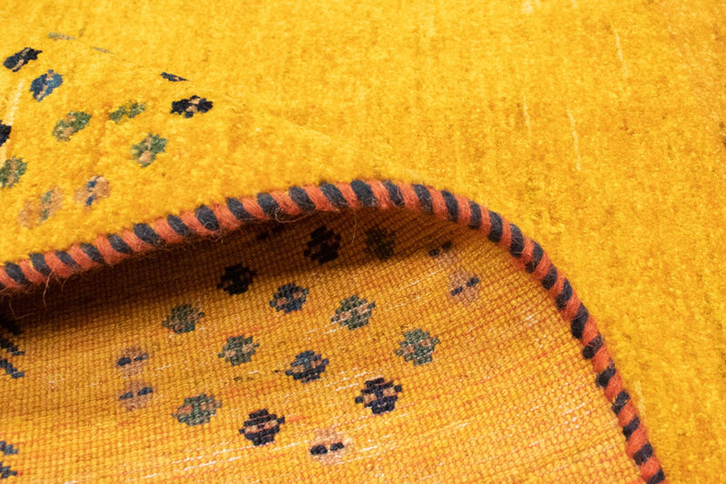 Dywan Gabbeh - Loribaft Perski - 240 x 170 cm - złoto