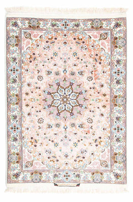 Dywan perski - Isfahan - Premium - 118 x 84 cm - różowy