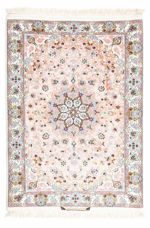 Dywan perski - Isfahan - Premium - 118 x 84 cm - różowy