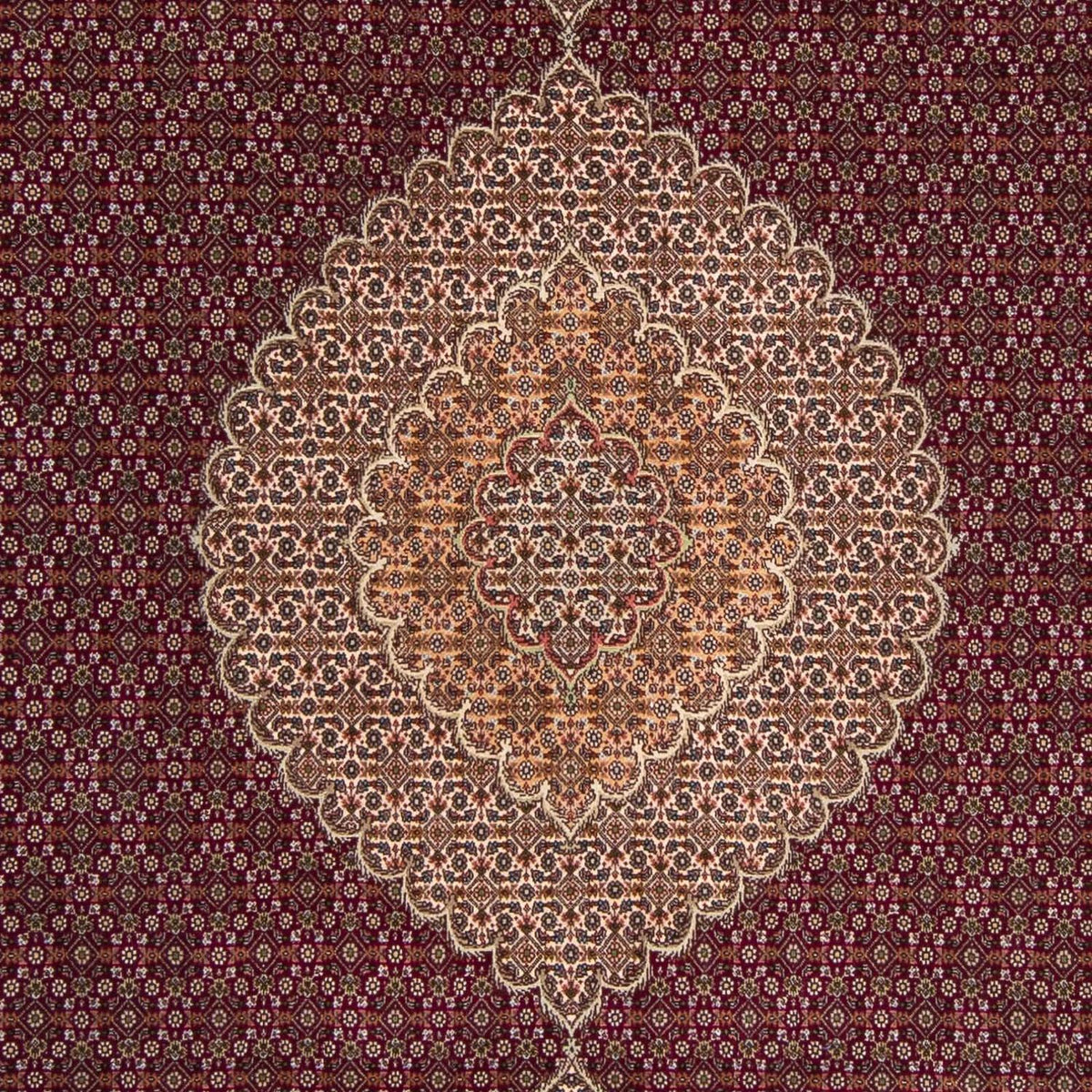 Dywan perski - Tabriz - 300 x 200 cm - ciemna czerwień