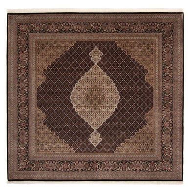 Dywan perski - Tabriz - 253 x 246 cm - ciemnoniebieski