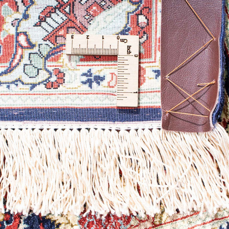 Dywan perski - Ghom - 121 x 84 cm - ciemnoniebieski