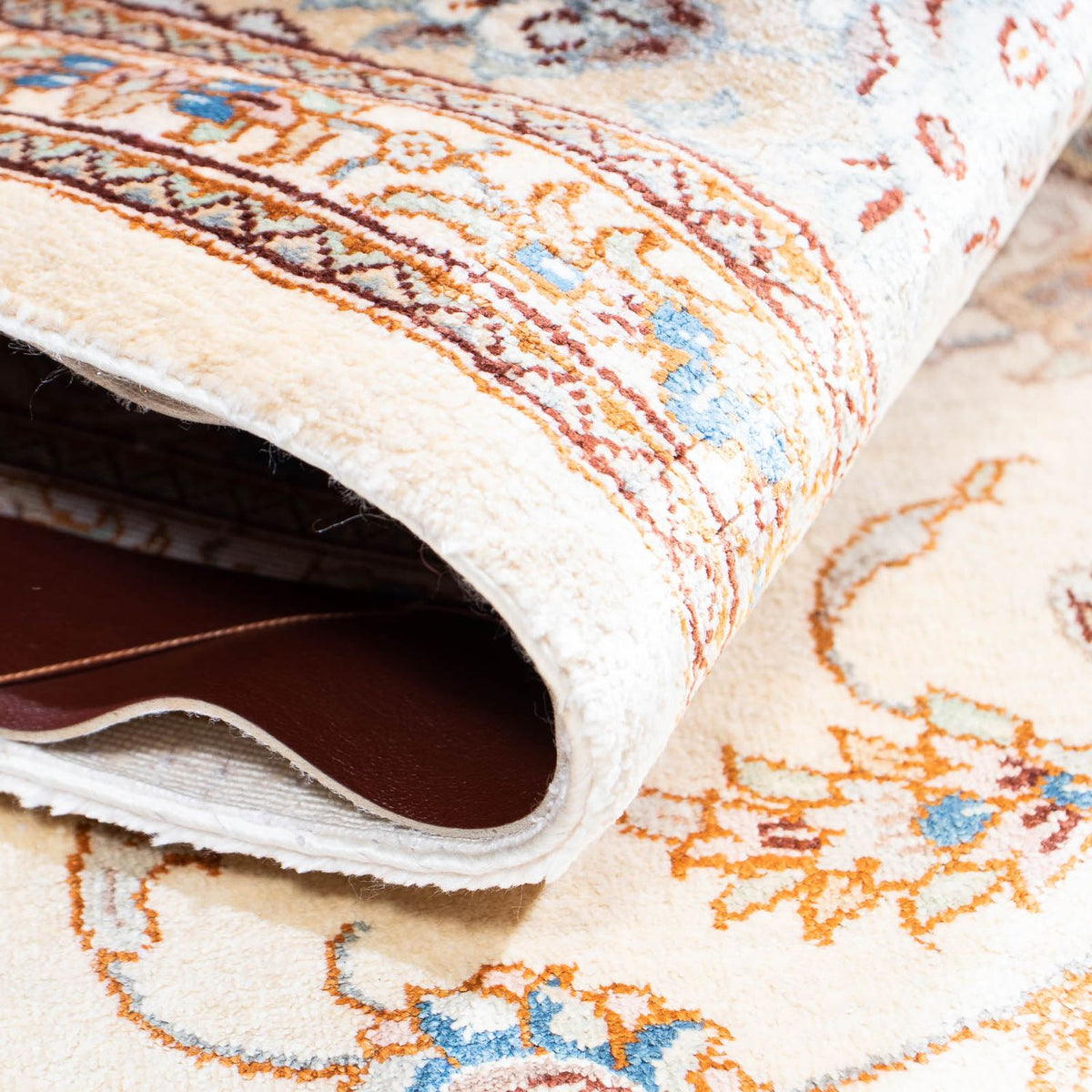 Dywan perski - Ghom - 150 x 88 cm - beżowy