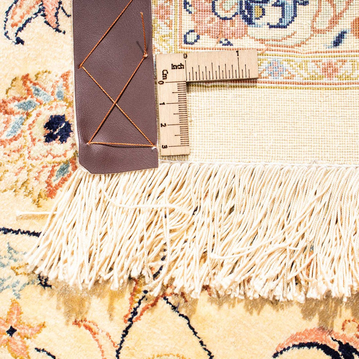 Dywan perski - Ghom - 297 x 194 cm - beżowy