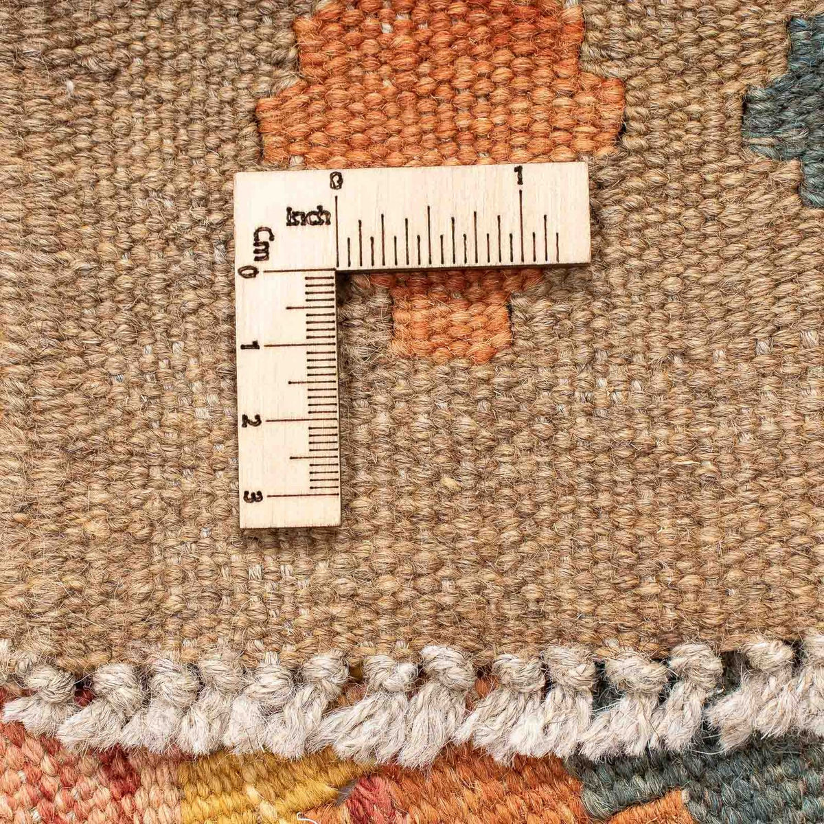 Biegacz Dywan Kelim - Splash - 200 x 62 cm - brązowy