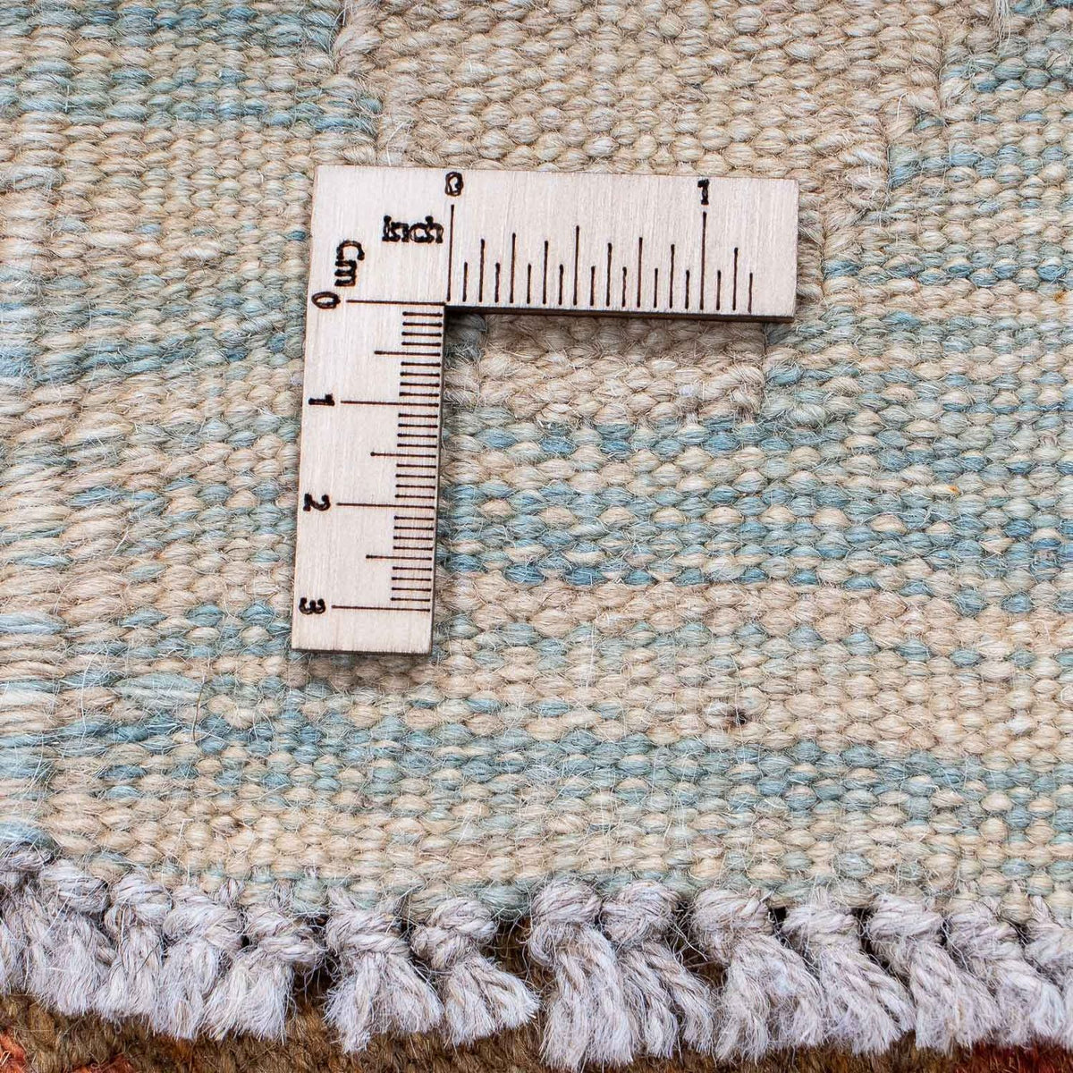 Biegacz Dywan Kelim - Splash - 200 x 60 cm - rdza