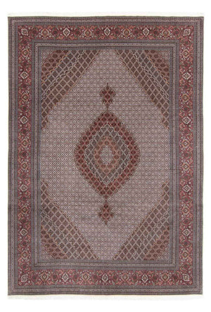 Dywan perski - Tabriz - 355 x 253 cm - ciemnobrązowy