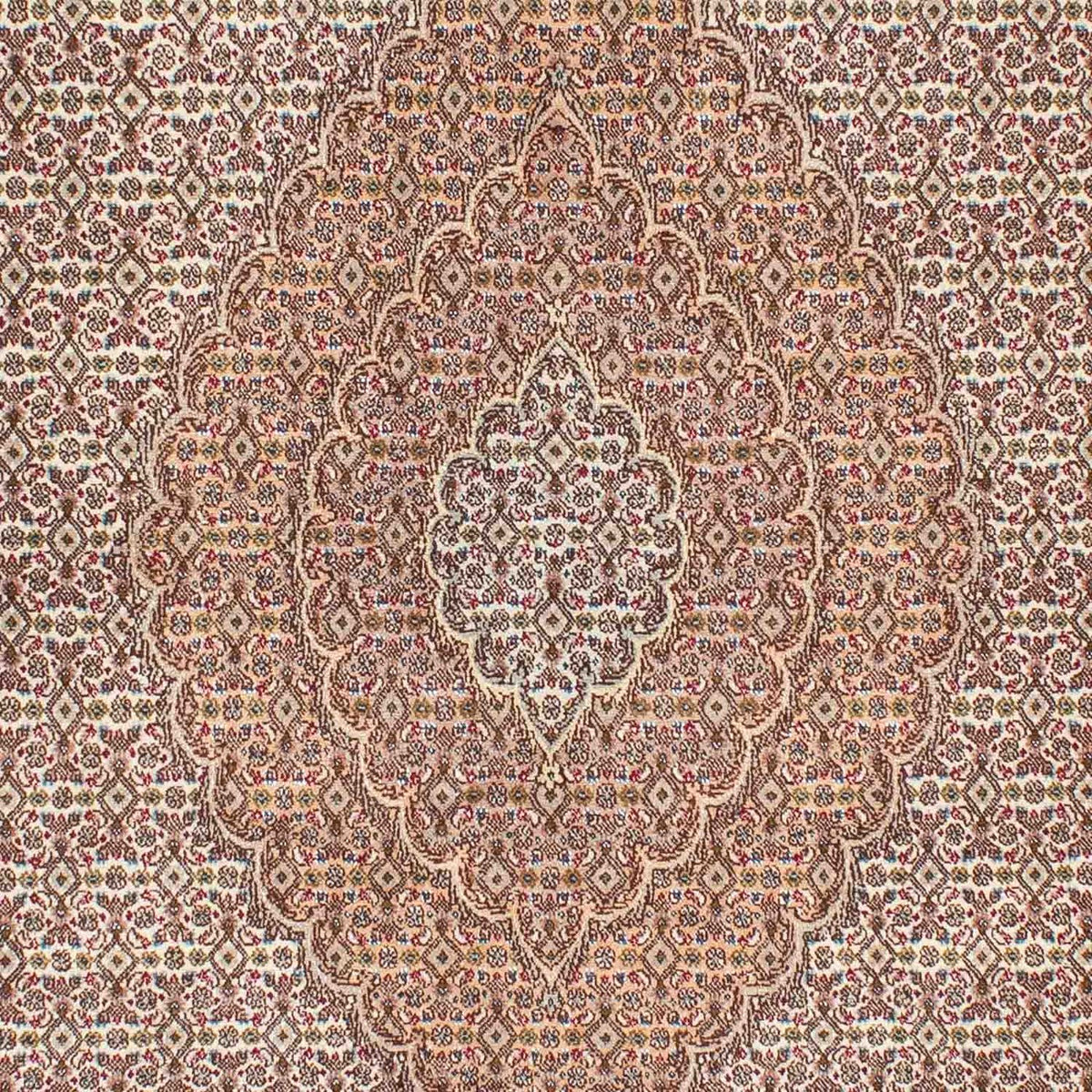 Dywan perski - Tabriz - 242 x 168 cm - jasnobrązowy