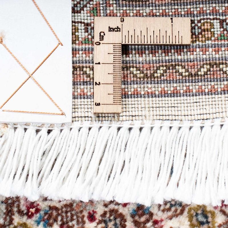 Dywan perski - Tabriz - 242 x 168 cm - jasnobrązowy