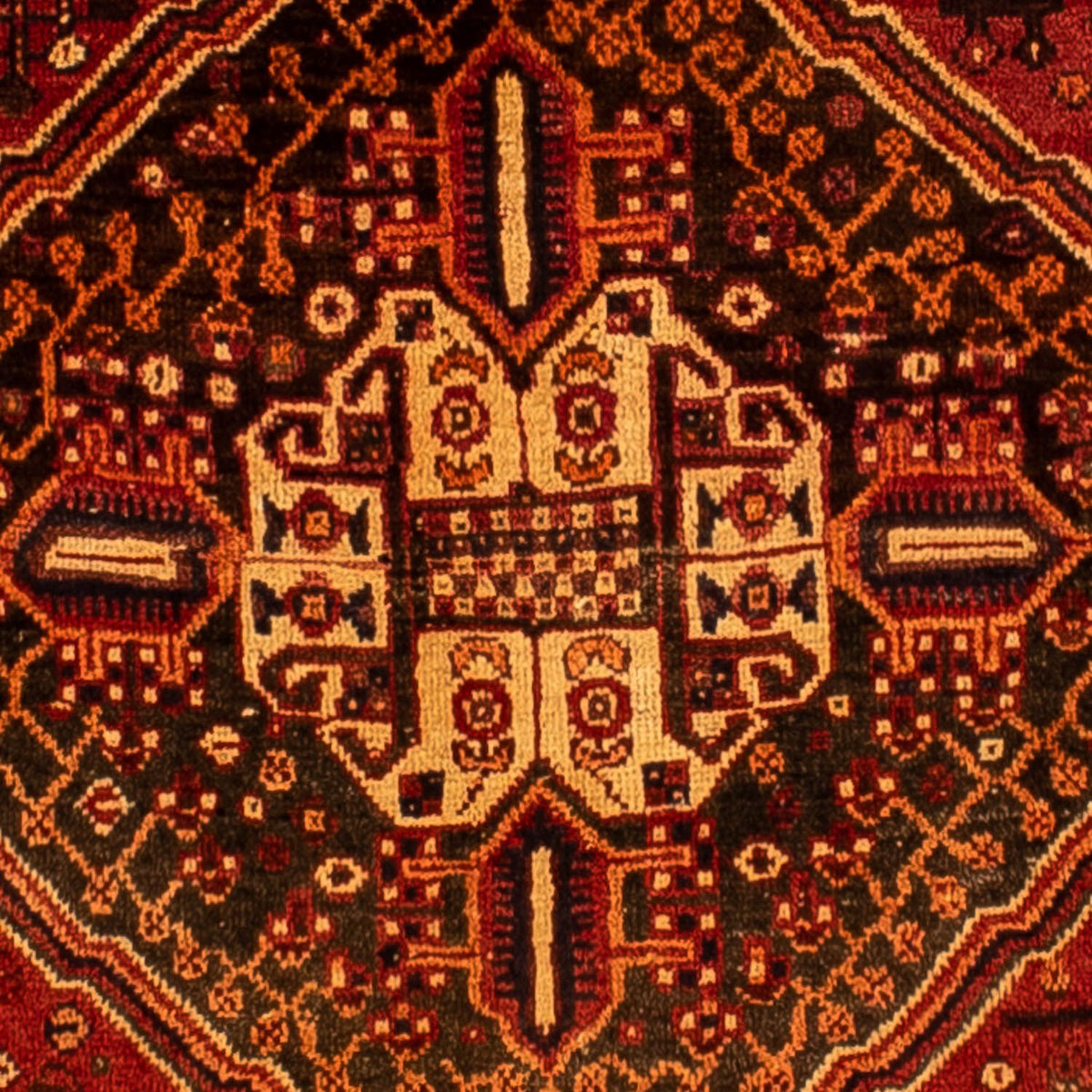 Perski dywan - Nomadyczny - 288 x 210 cm - ciemna czerwień