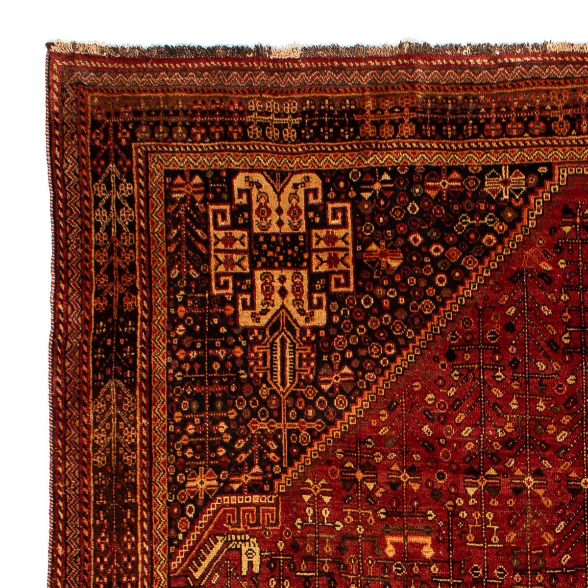 Perski dywan - Nomadyczny - 288 x 210 cm - ciemna czerwień