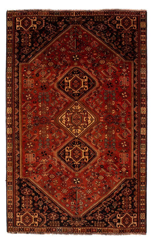 Perski dywan - Nomadyczny - 290 x 185 cm - ciemna czerwień