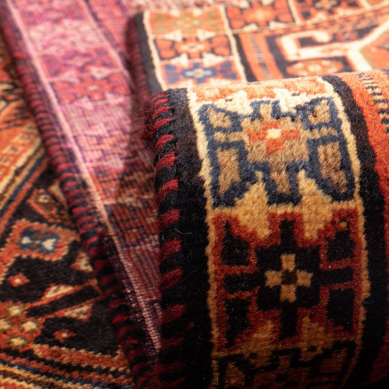 Perski dywan - Nomadyczny - 290 x 185 cm - ciemna czerwień