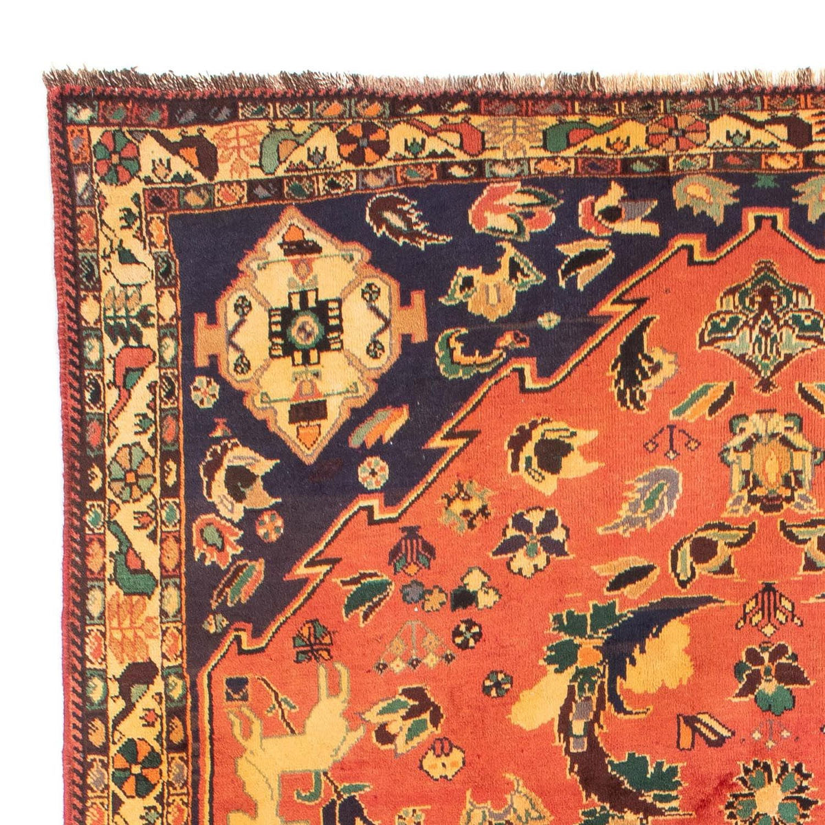 Perski dywan - Nomadyczny - 320 x 212 cm - czerwony