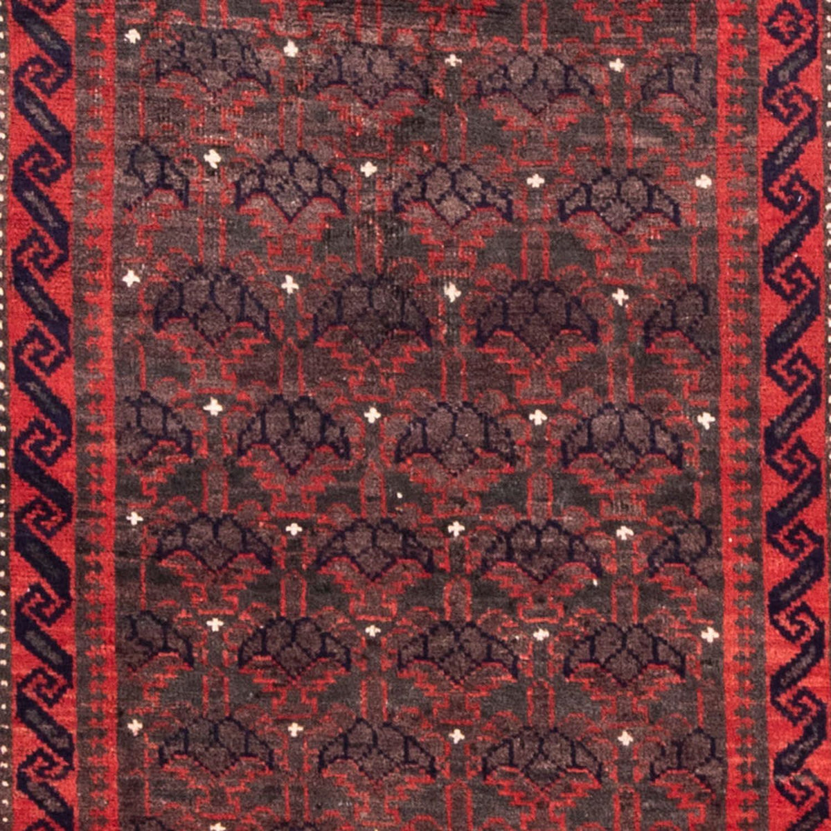 Biegacz Perski dywan - Nomadyczny - 240 x 113 cm - czerwony