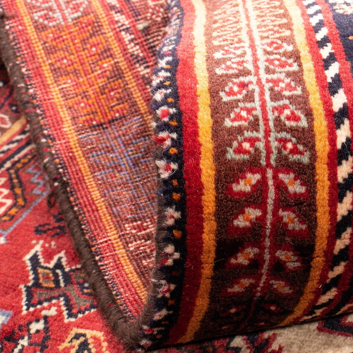 Biegacz Perski dywan - Nomadyczny - 266 x 97 cm - czerwony