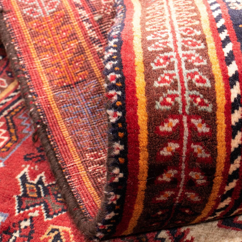 Biegacz Perski dywan - Nomadyczny - 266 x 97 cm - czerwony