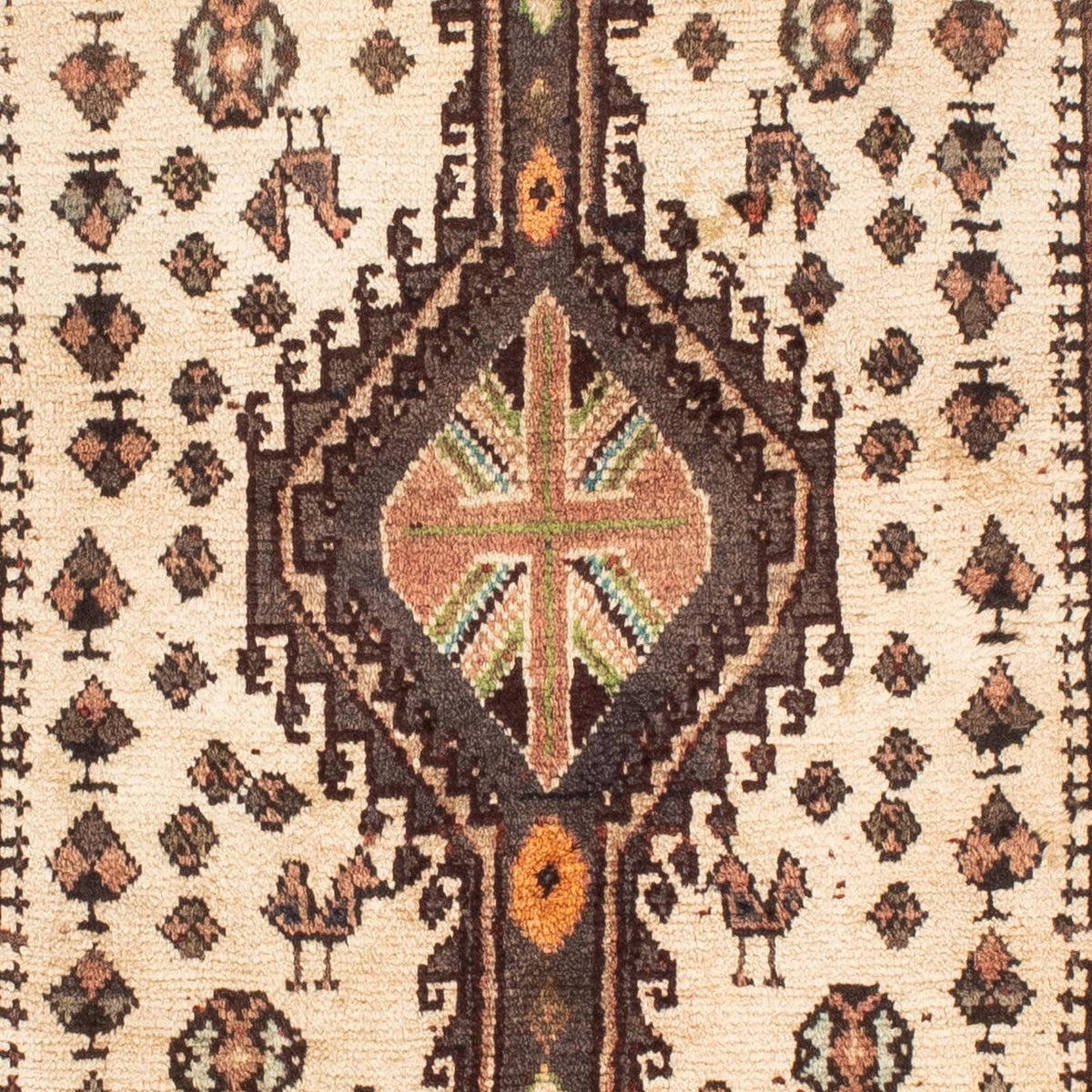 Biegacz Perski dywan - Nomadyczny - 175 x 73 cm - beżowy