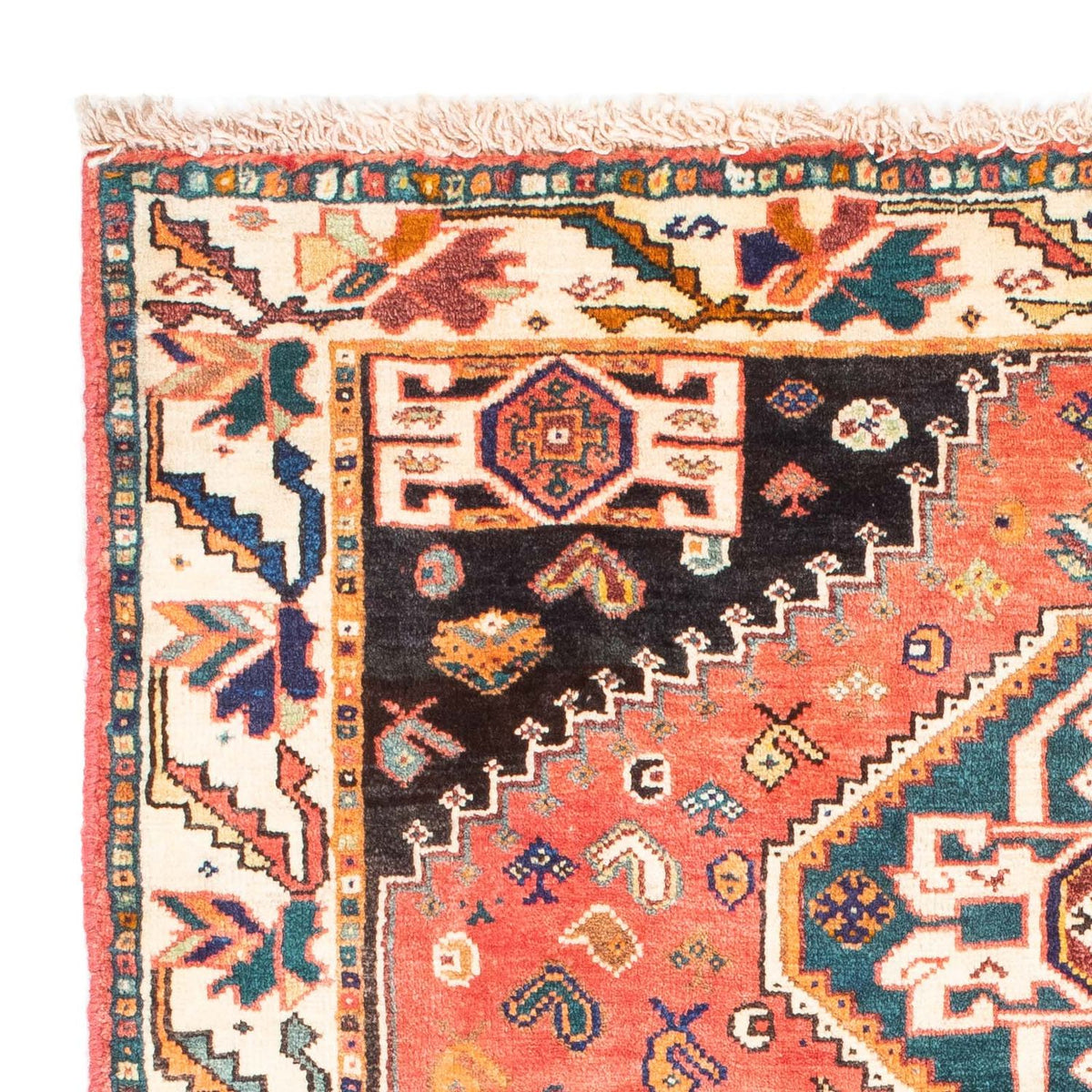 Perski dywan - Nomadyczny - 151 x 108 cm - jasna czerwień