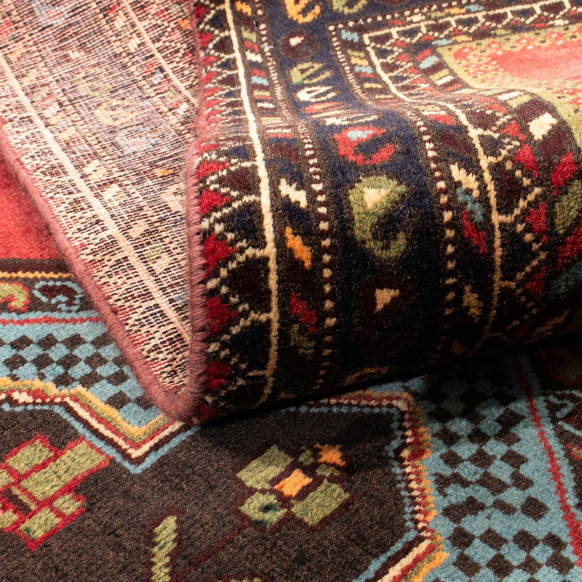 Perski dywan - Nomadyczny - 192 x 134 cm - ciemna czerwień