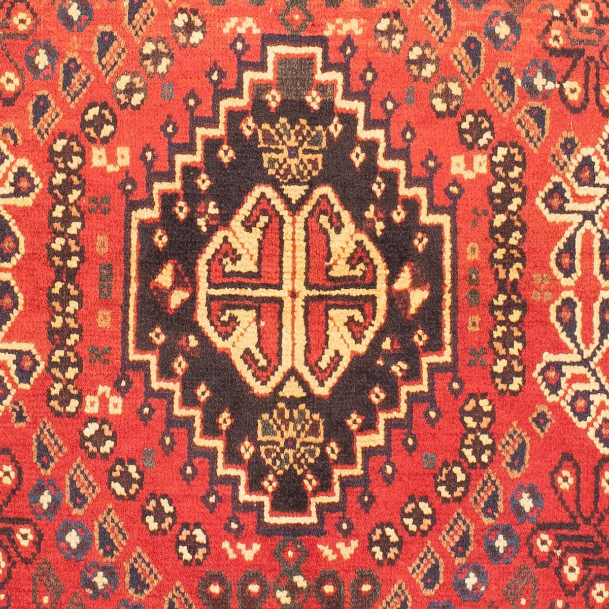 Perski dywan - Nomadyczny - 144 x 96 cm - czerwony