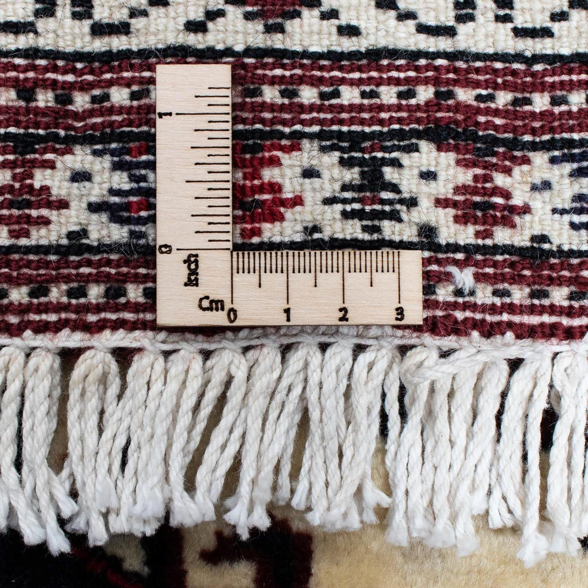 Perski dywan - Nomadyczny - 129 x 94 cm - ciemna czerwień