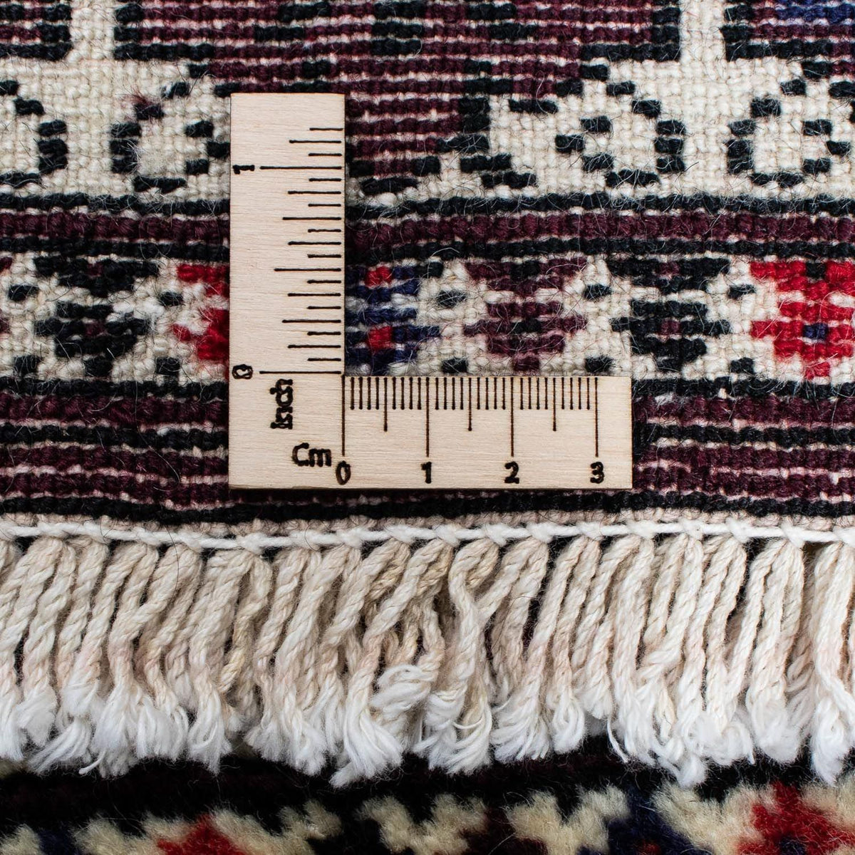 Dywan turkmeński - 133 x 86 cm - wielokolorowy