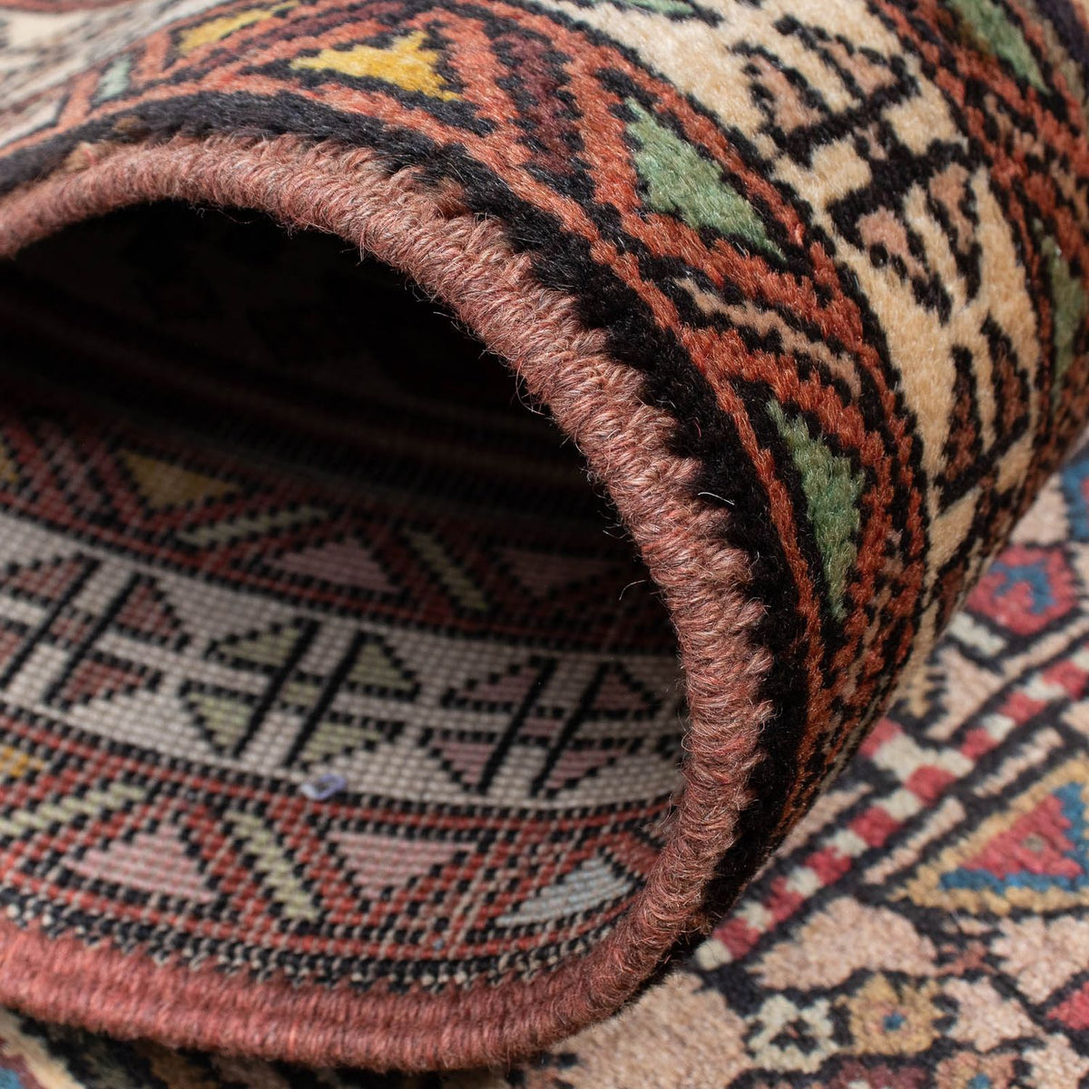 Biegacz Perski dywan - Nomadyczny - 291 x 67 cm - brązowy