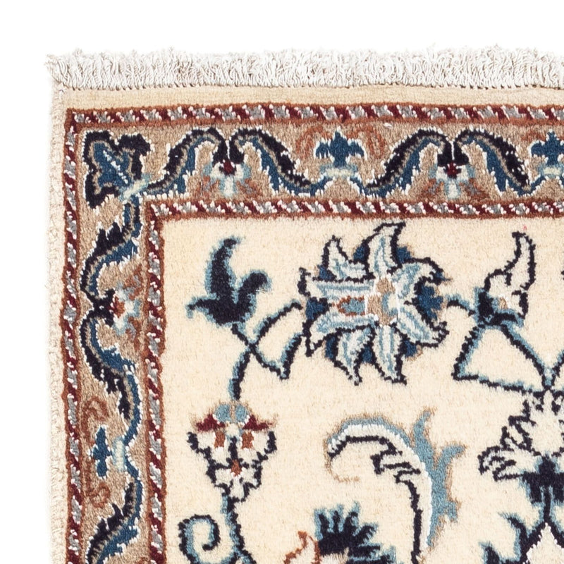 Dywan perski - Nain - 138 x 66 cm - beżowy