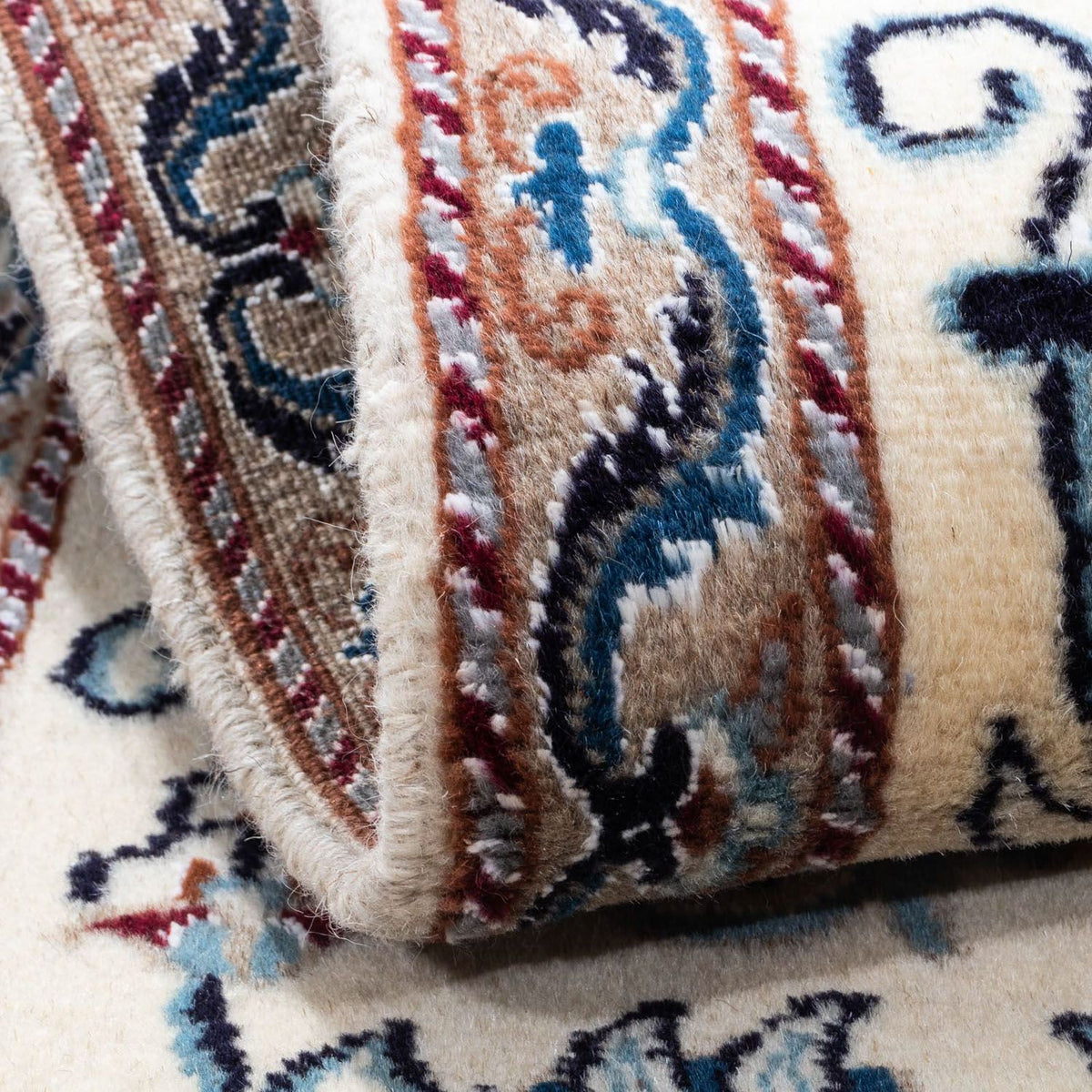 Dywan perski - Nain - 138 x 66 cm - beżowy