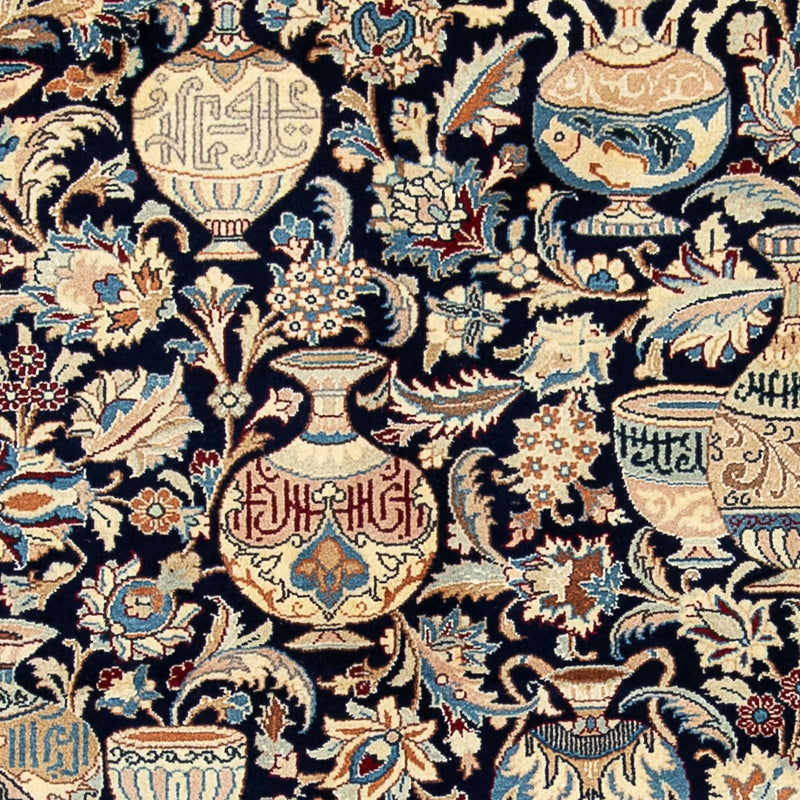 Dywan perski - Klasyczny - 195 x 123 cm - ciemnoniebieski