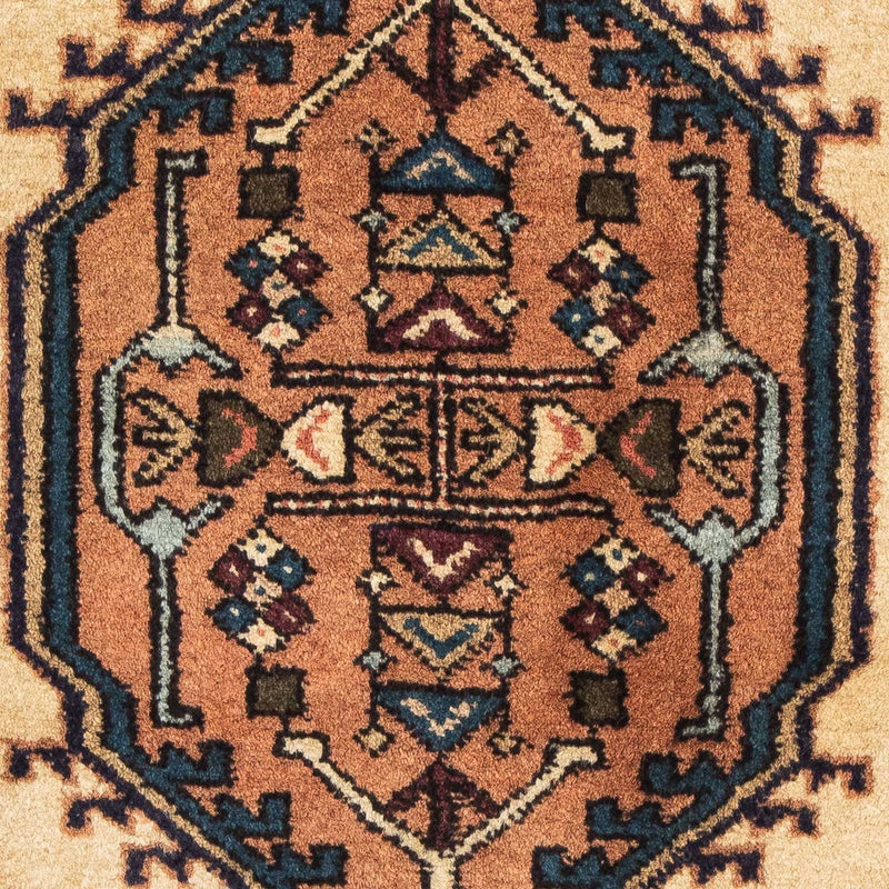 Perski dywan - Nomadyczny - 95 x 65 cm - jasnobrązowy