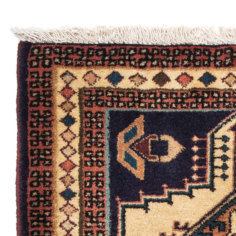 Perski dywan - Nomadyczny - 95 x 65 cm - jasnobrązowy