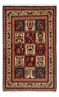 Perski dywan - Nomadyczny - 150 x 103 cm - ciemnoniebieski