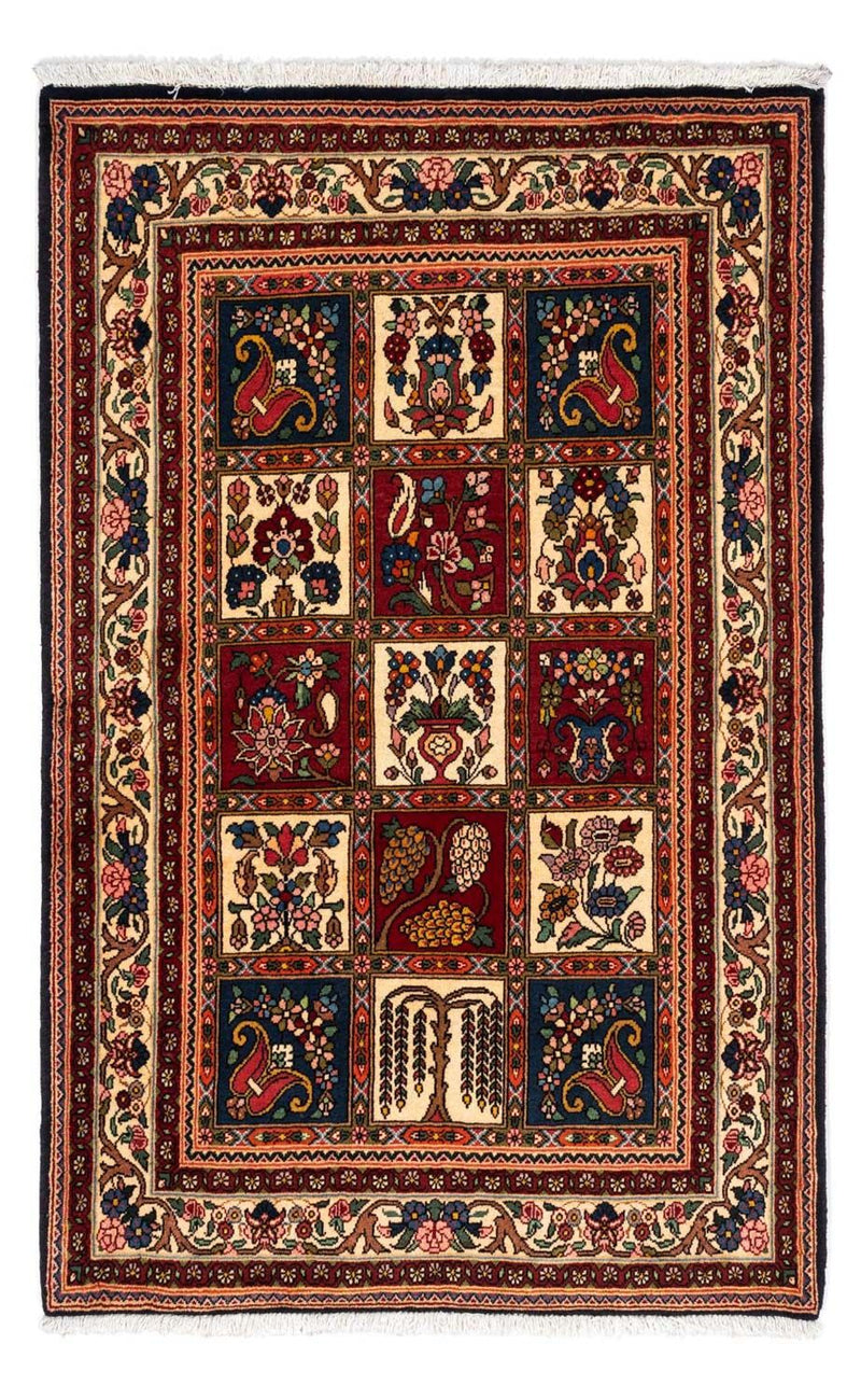 Perski dywan - Nomadyczny - 150 x 103 cm - ciemnoniebieski