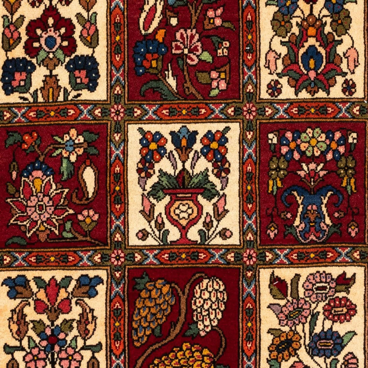 Perski dywan - Nomadyczny - 150 x 103 cm - ciemnoniebieski