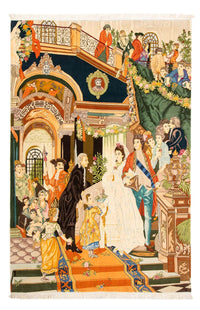 Dywan perski - Tabriz - Królewski - 290 x 198 cm - wielokolorowy