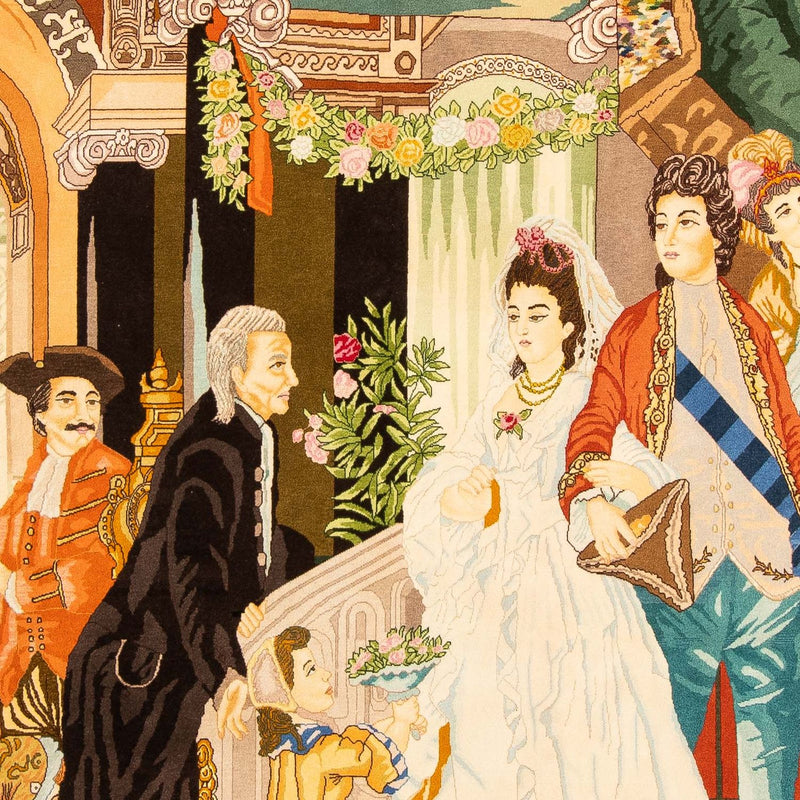 Dywan perski - Tabriz - Królewski - 290 x 198 cm - wielokolorowy