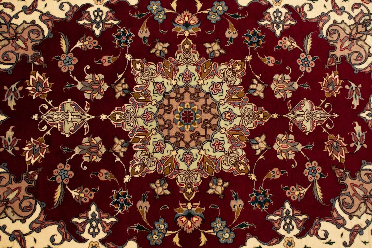 Dywan perski - Tabriz - Królewski - 148 x 103 cm - czerwony