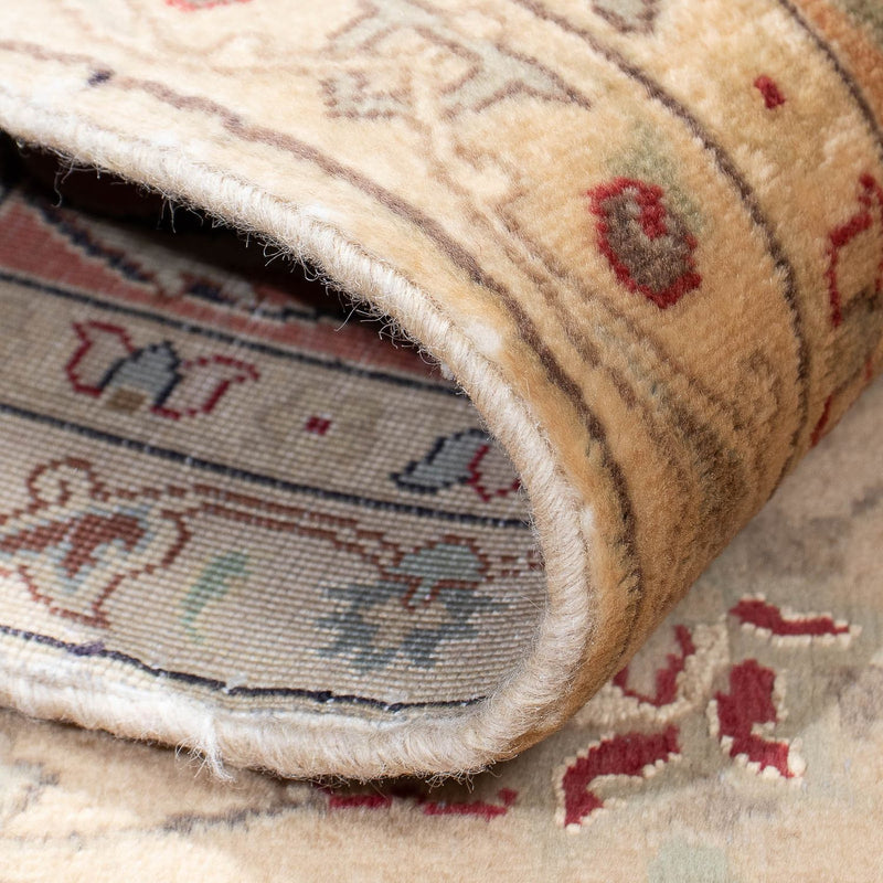 Dywan perski - Tabriz - Królewski - 203 x 156 cm - jasnobrązowy